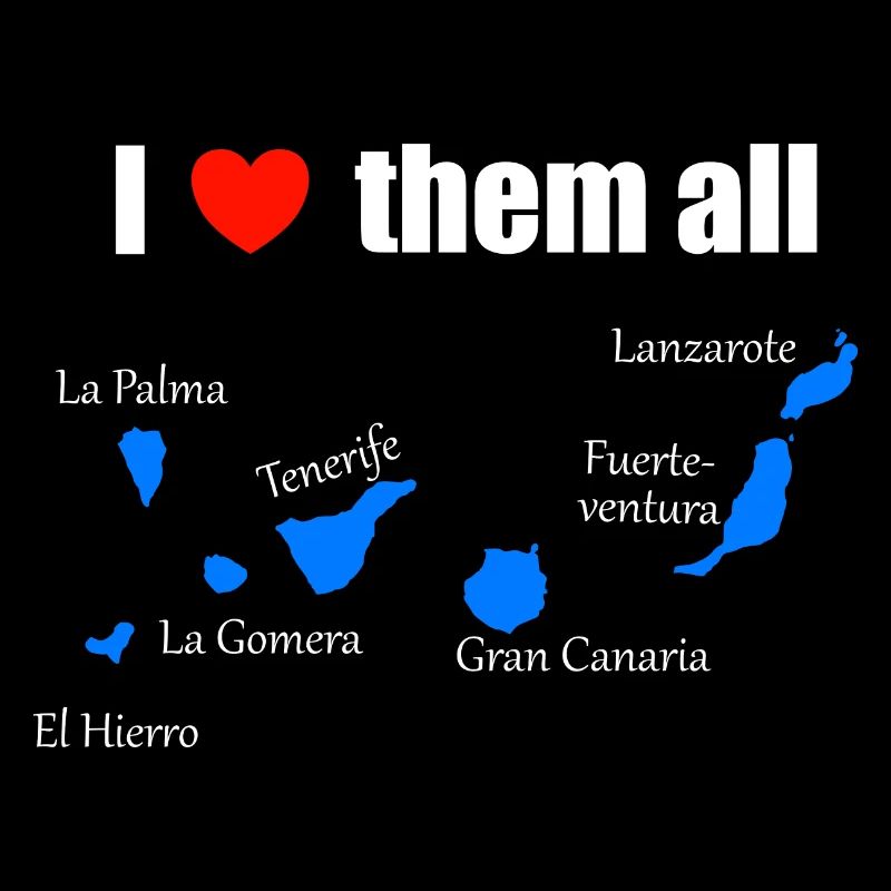 Je les aime tous - Îles Canaries