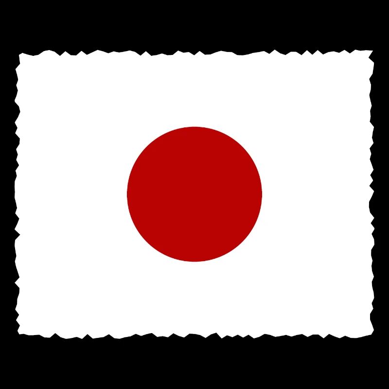 Drapeau du Japon utilisé Look Nihon drapeau japonais