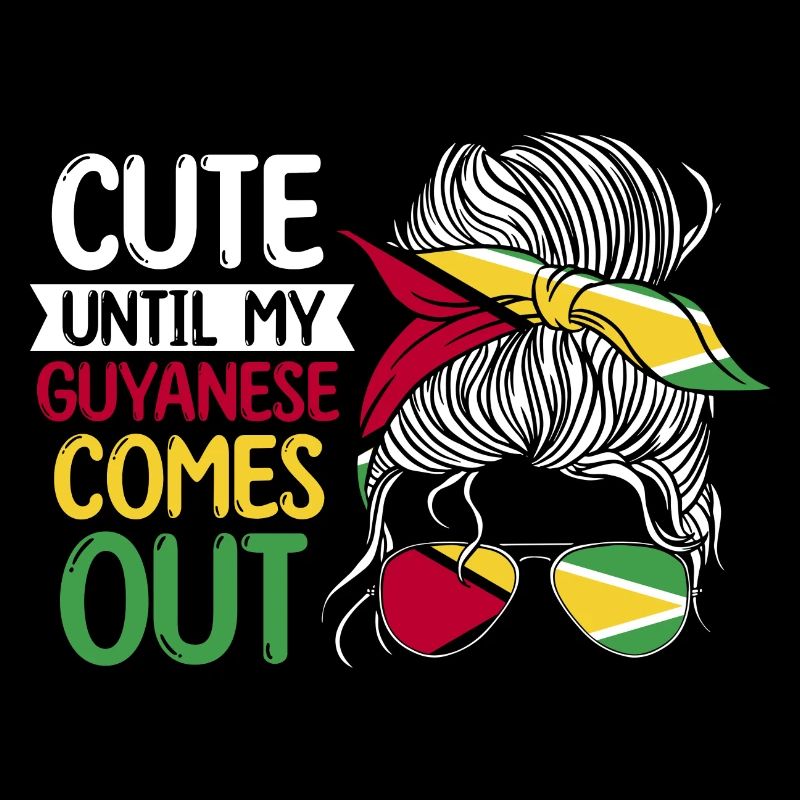 Guyana Flag Guyanais Guyanais