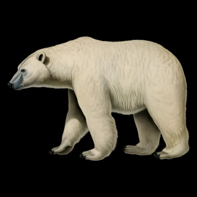 Salutations d’un ours polaire amical