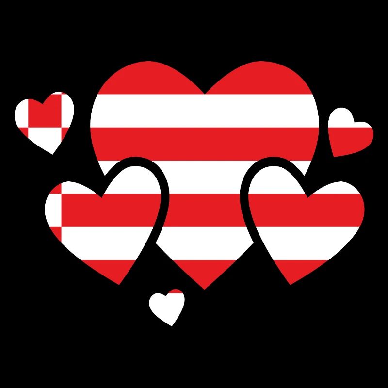 Drapeau de Brême Drapeau de Brême Coeur