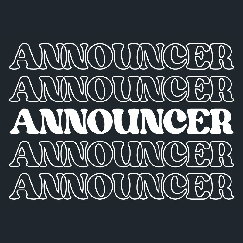 Ansager, Moderator, Moderator, Kommentator