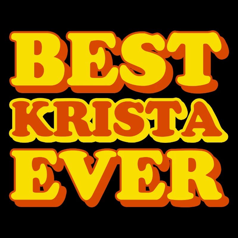 Krista First Name Funny Gift