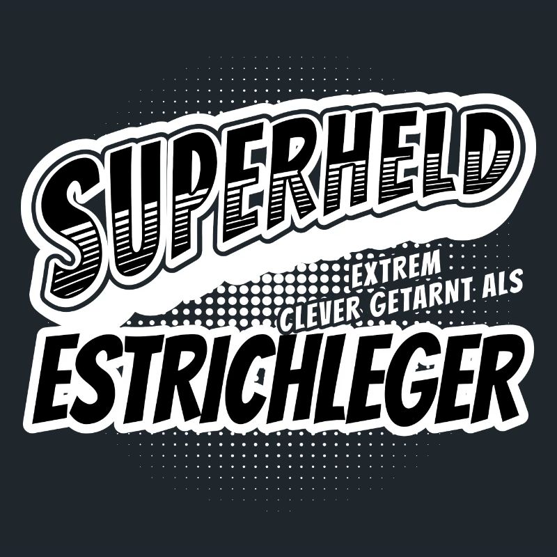 Superheld, clever getarnt als Estrichleger