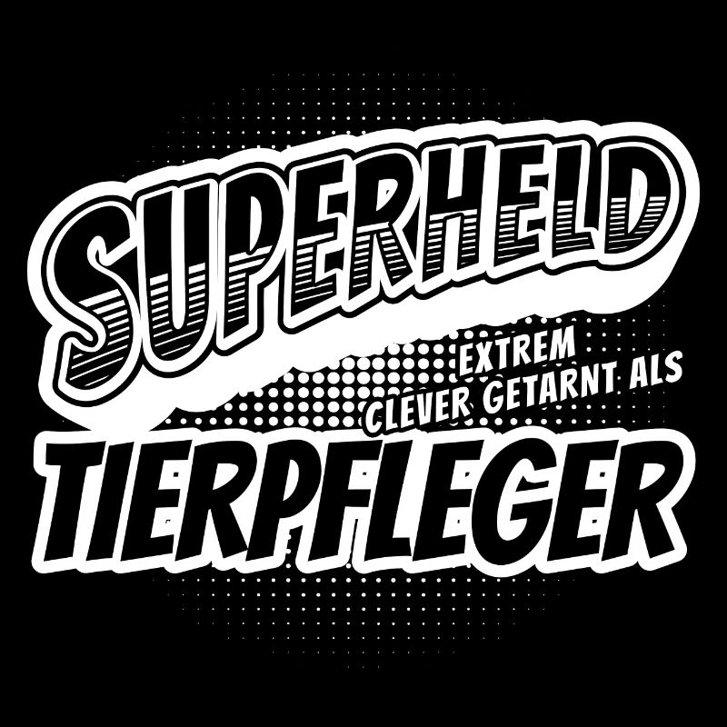 Superheld, clever getarnt als Tierpfleger