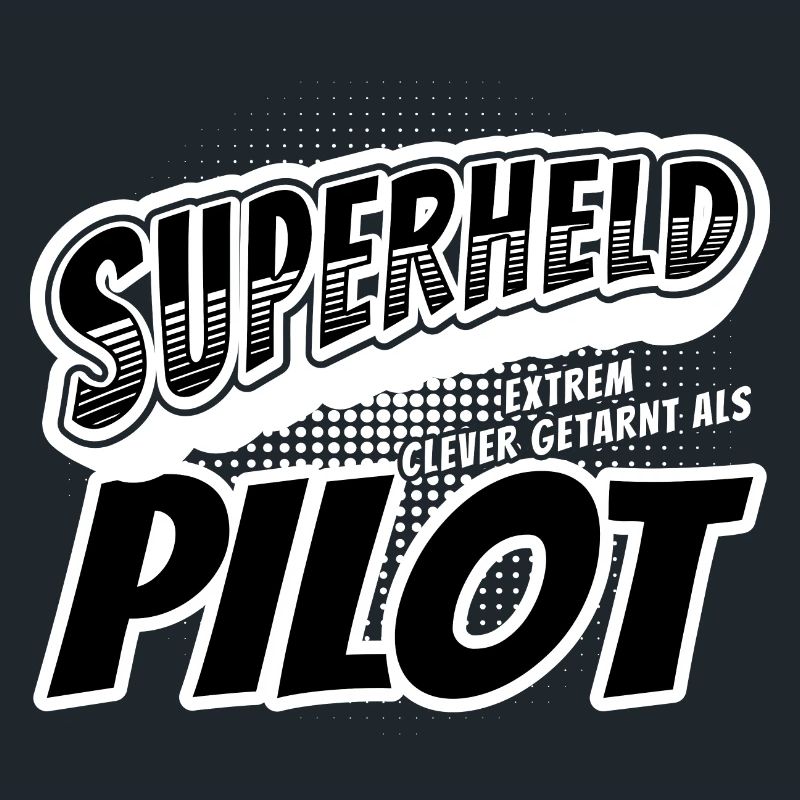 Superheld, clever getarnt als Pilot