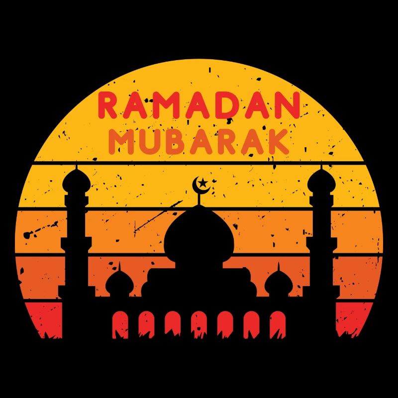 Ramadan Moubarak Coucher De Soleil Couleurs