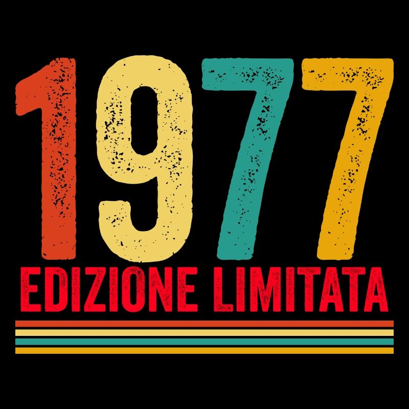 1977 Retro Vintage Birthday Version Italia