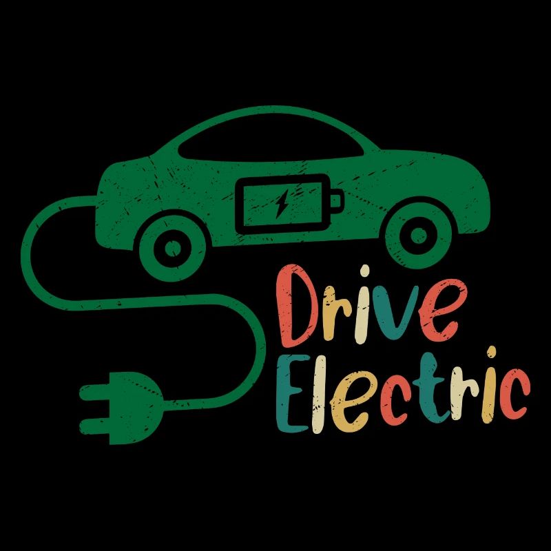 Drive Electric EV Driver Charge Car