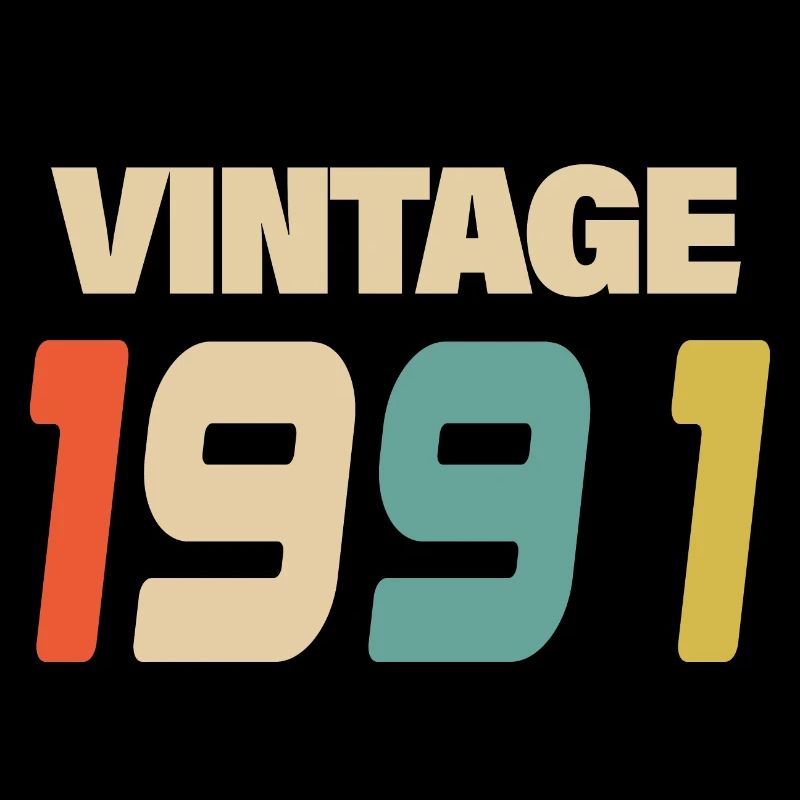 1991 Vintage Retro Classic 1991