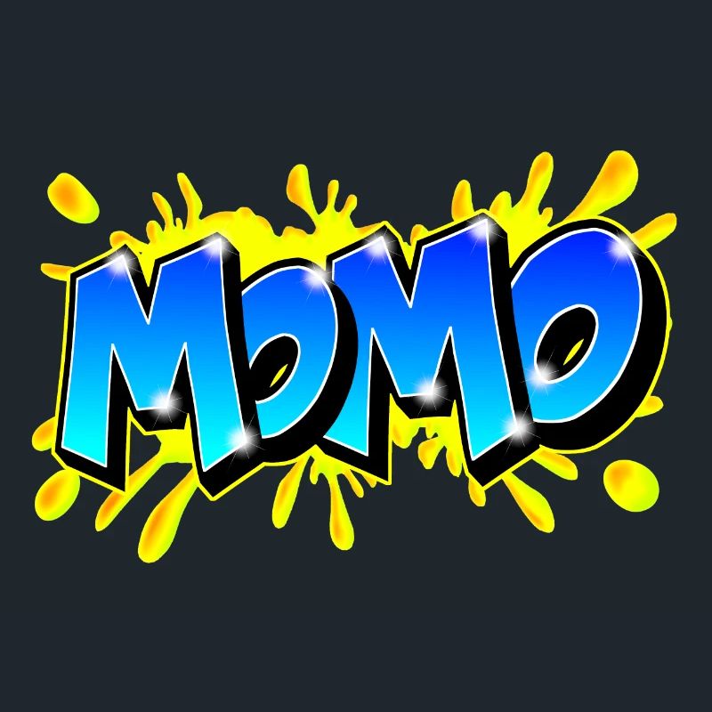 Graffiti Name MOMO printable on evrything
