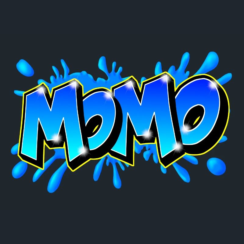 Graffiti Name MOMO printable on evrything