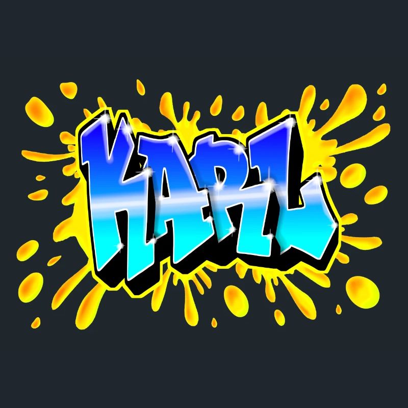 GRAFFITI KARL SPLASH JAUNE