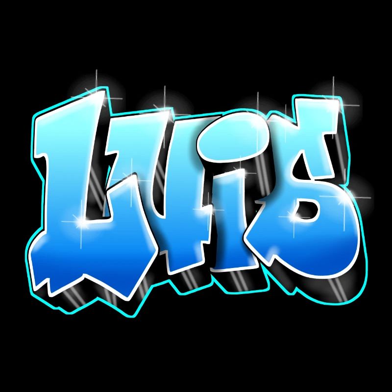 Luis graffiti prénom imprimable sur tout