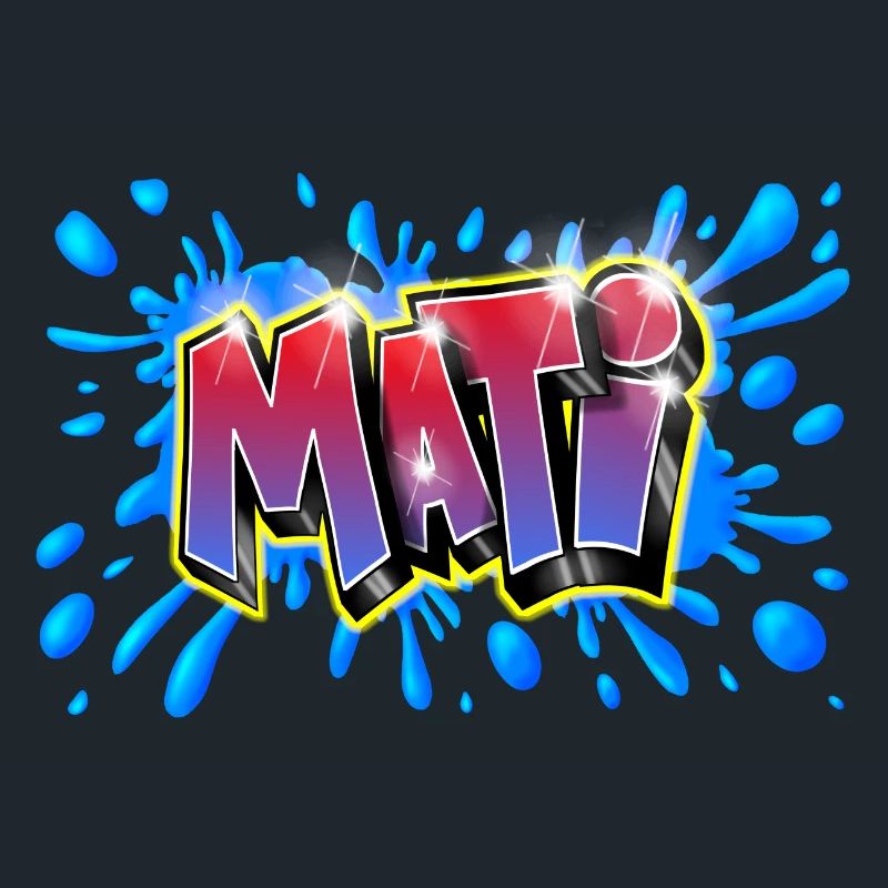 Mati graffiti printable on everything