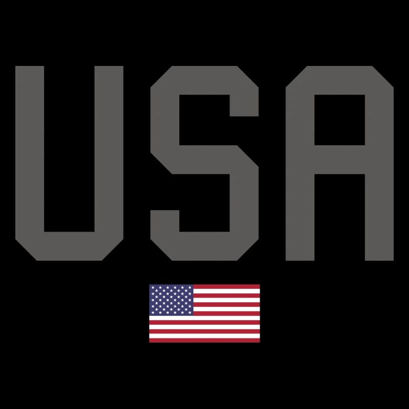 ÉQUIPE Bannière du drapeau américain des États-Unis en cours d’écriture