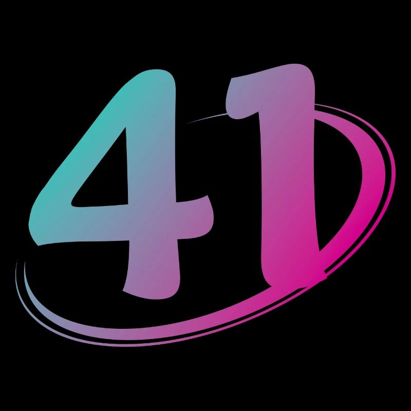 Numéro 41 multicolore