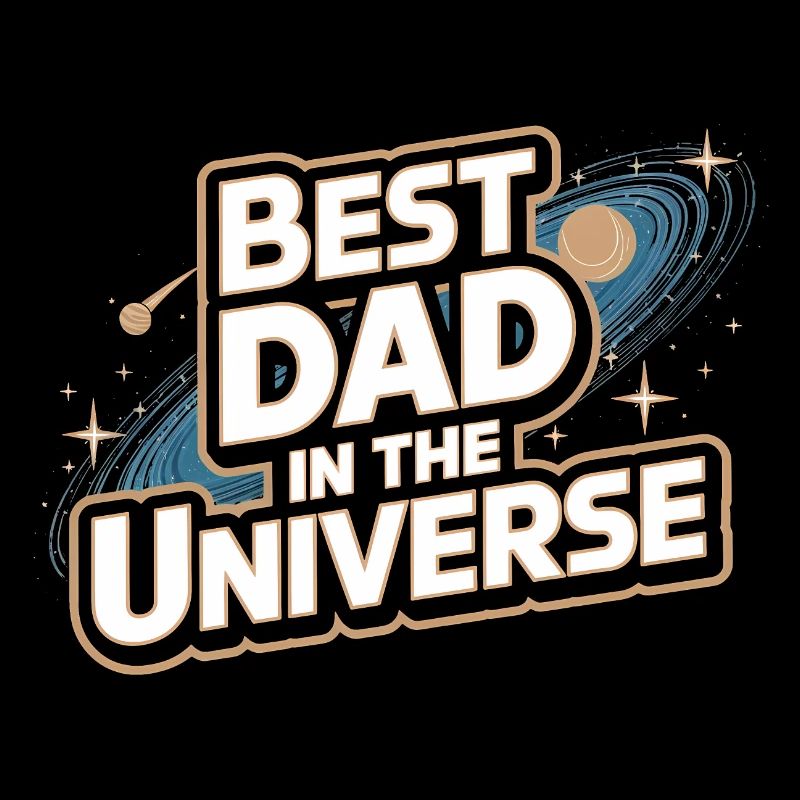 Bester Papa Geschenk Best Dad galaxy universum