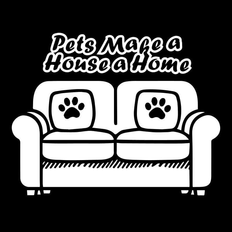 Sofa mit Pfotenabdrücken - Haustiere machen ein Haus zu einem Zuhause