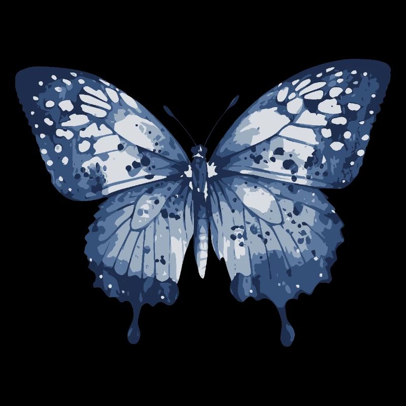 Papillon Élégant Nature Motif