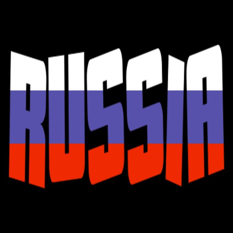 Couleurs des lettres du drapeau de la Russie