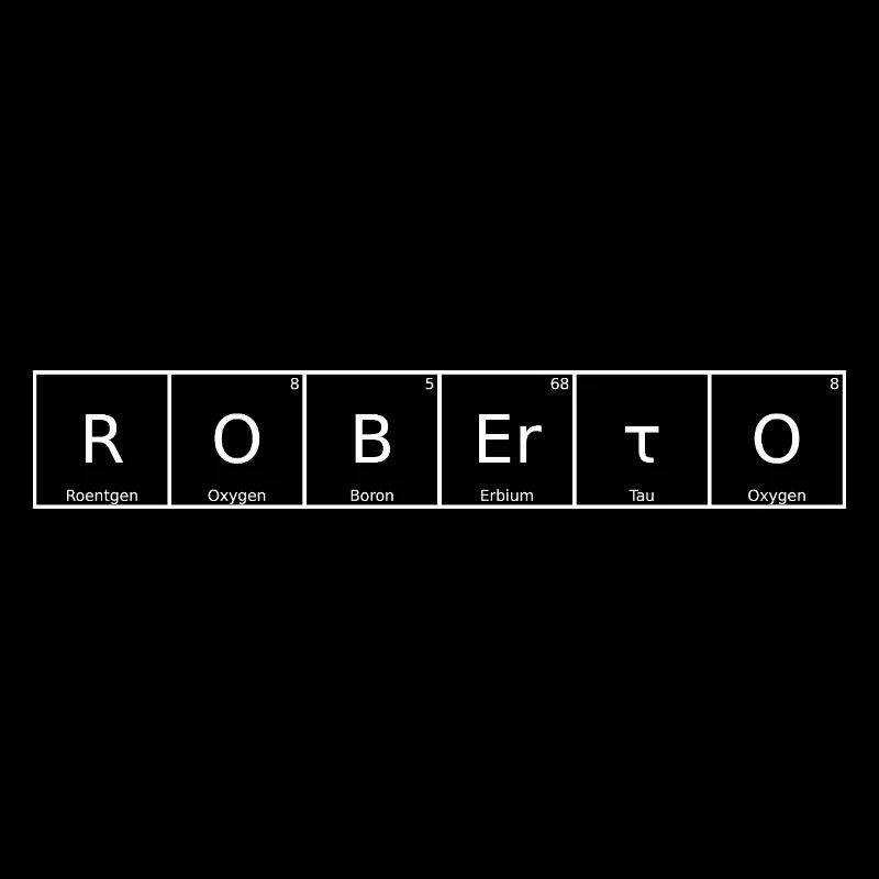 Roberto Name Vorname Chemie Periodensystem Element