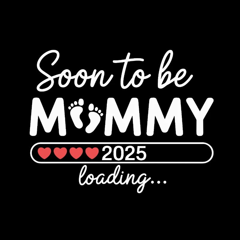 Soon to be Mummy 2025 – Ladebalken Babyshirt