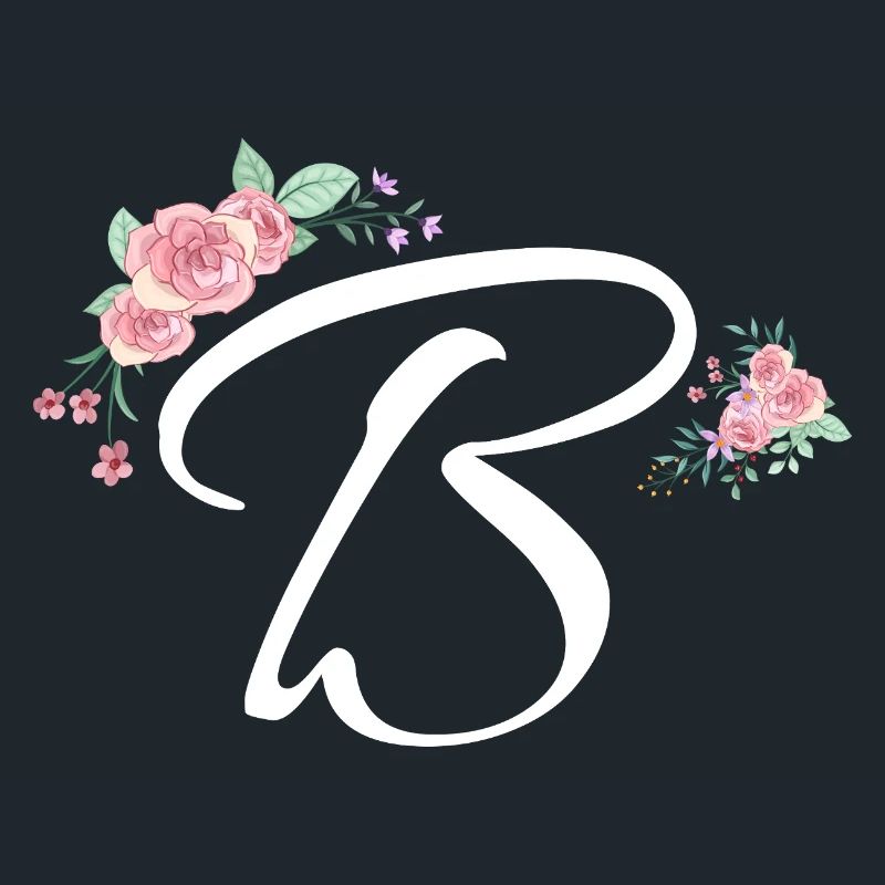 Buchstabe b Blumen