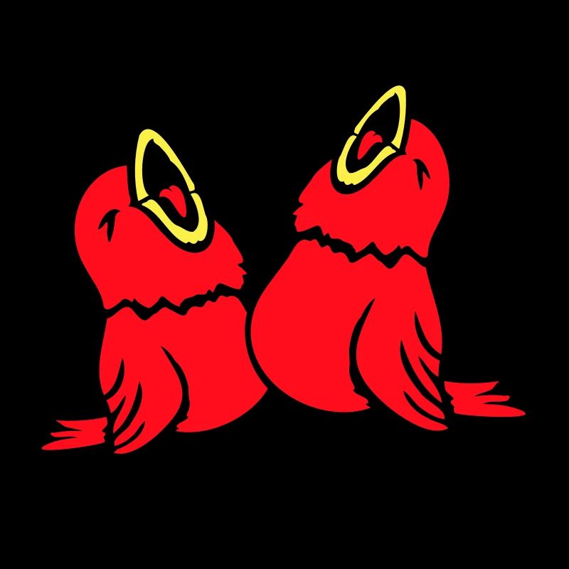 2 perruches, oiseaux chanteurs, moineaux, équipe de gazouillis