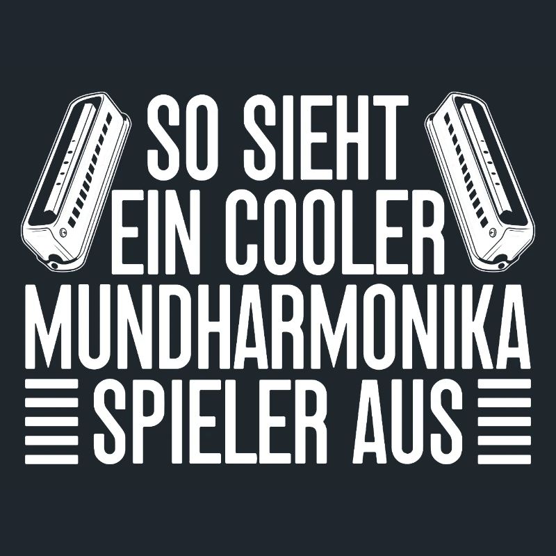 Mundharmonika Musiker So Sieht Ein Cooler