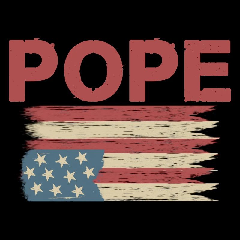 Drapeau américain Pape