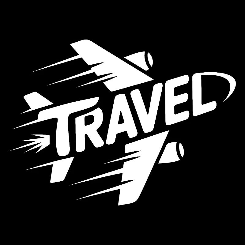 Reisen - Cooles Urlaubspiktogramm