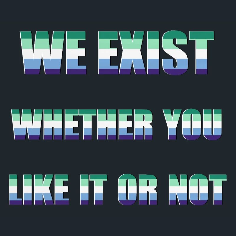 We Exist - Drapeau des hommes gays