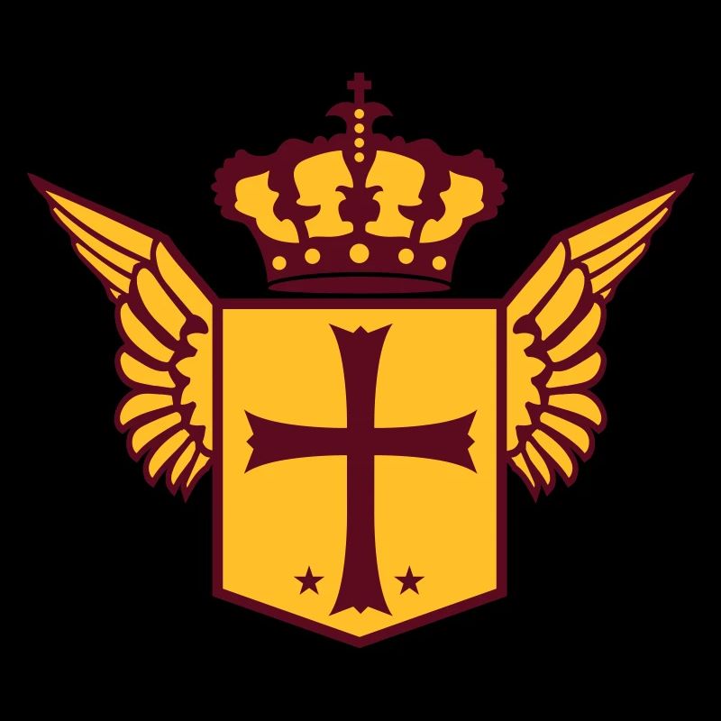 schild krone wappen kreuzritter kirche symbol kreu