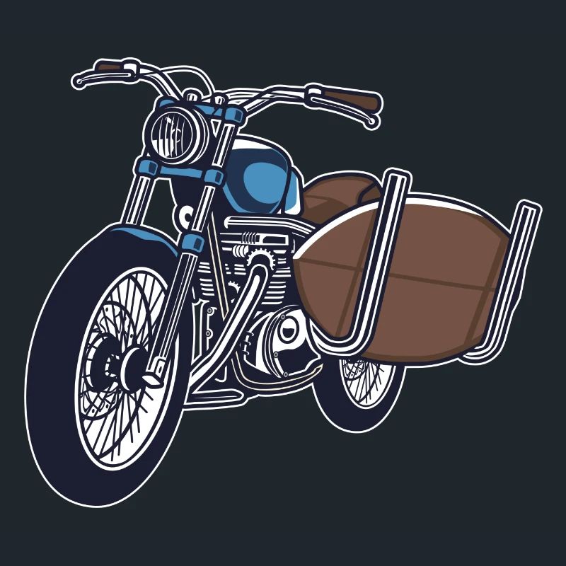 Motorrad mit Surfbrett