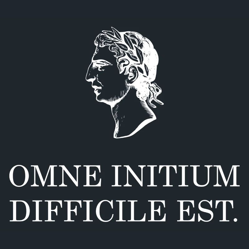 all beginning is difficult latin white