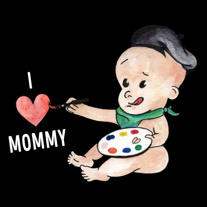 I Love my Mommy Painter Baby