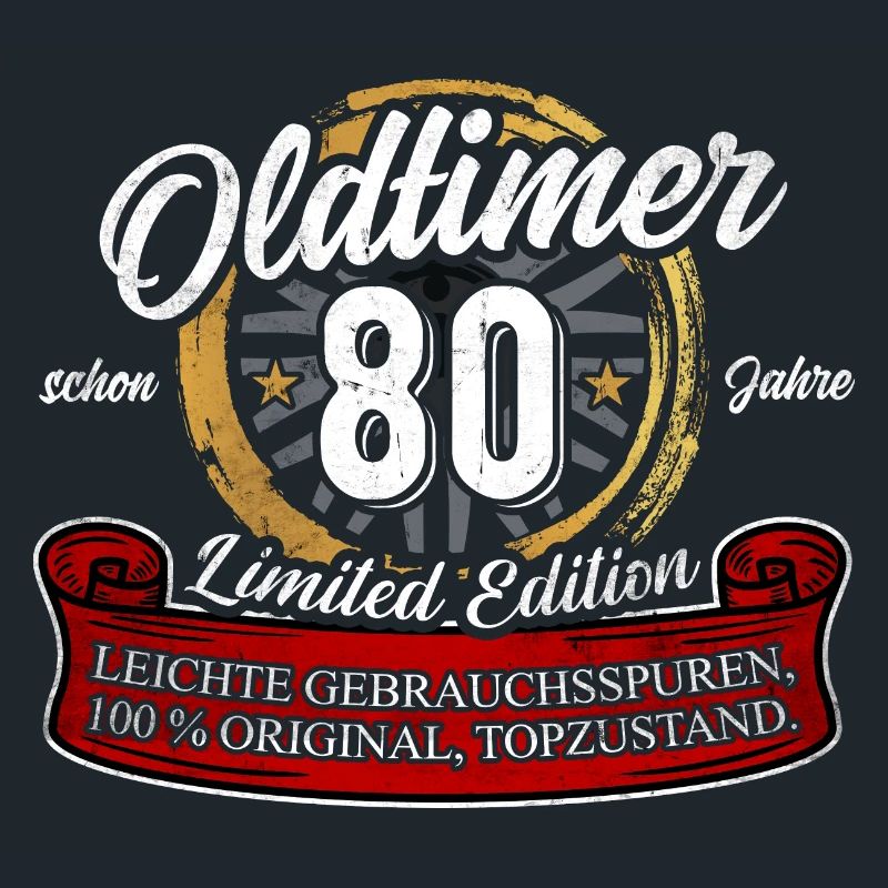 80. Geburtstag Oldtimer Model 80 Jahre Geburtstag