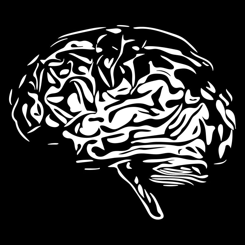 Cerveau - Disponible en couleurs Vector
