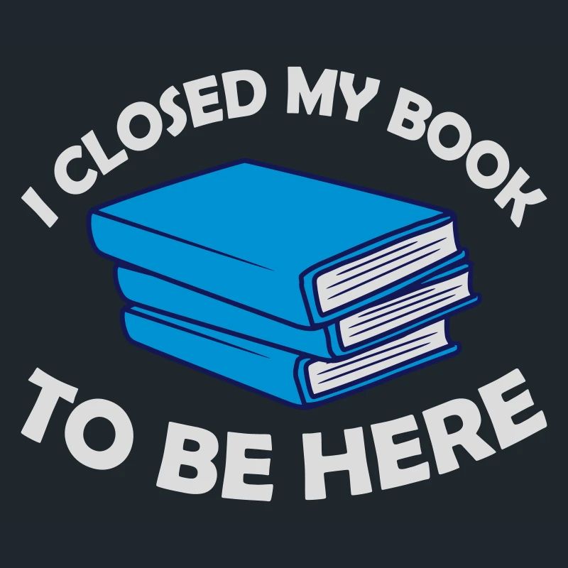 I closed my book