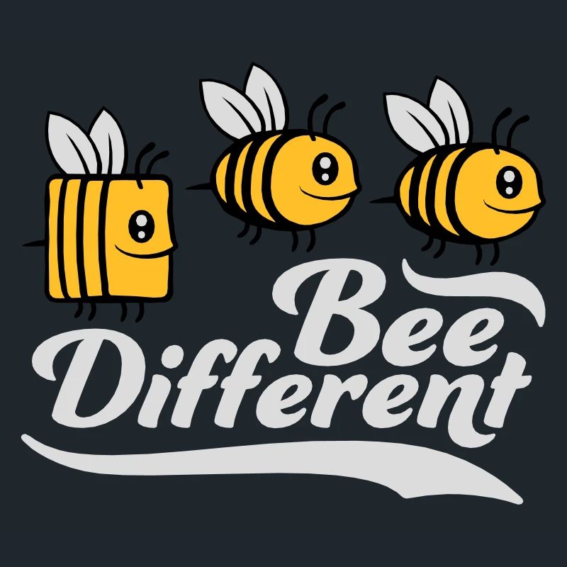 bee different Spruch Zitat