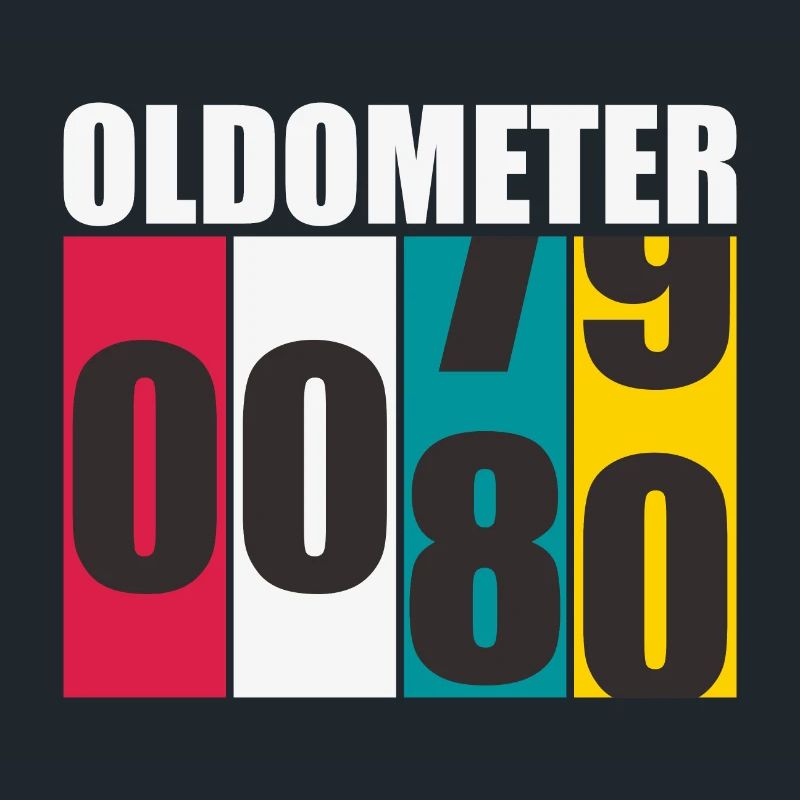 Geburtstag Oldometer 80 Jahre