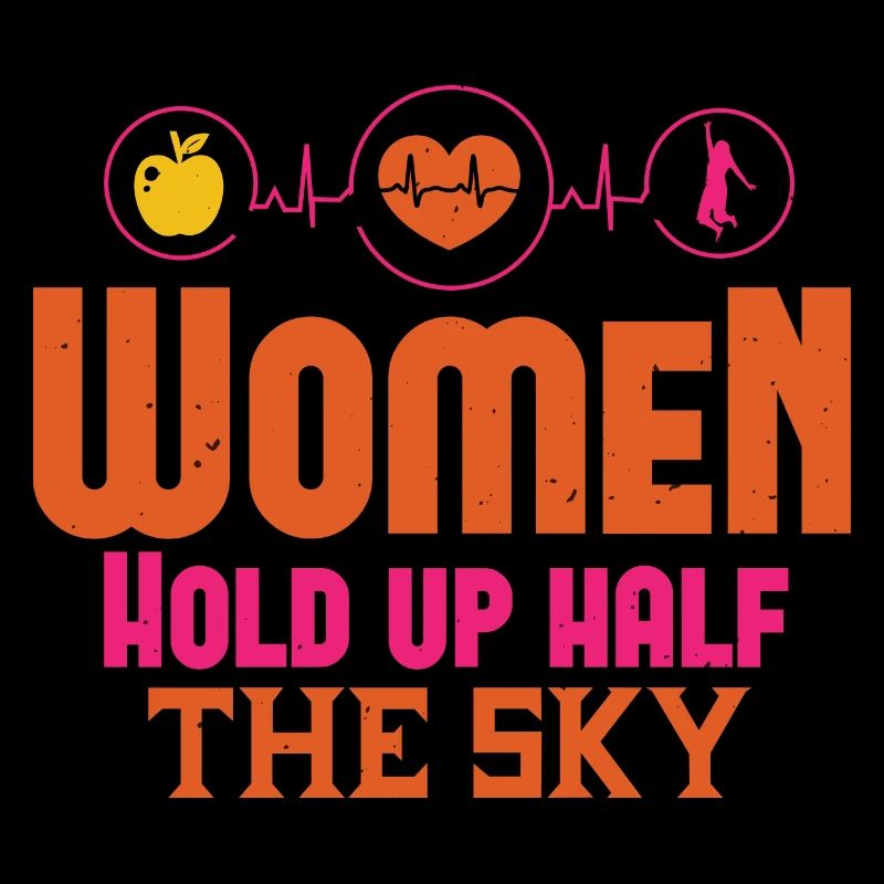FRAUEN HALTEN DEN HALBEN HIMMEL HOCH