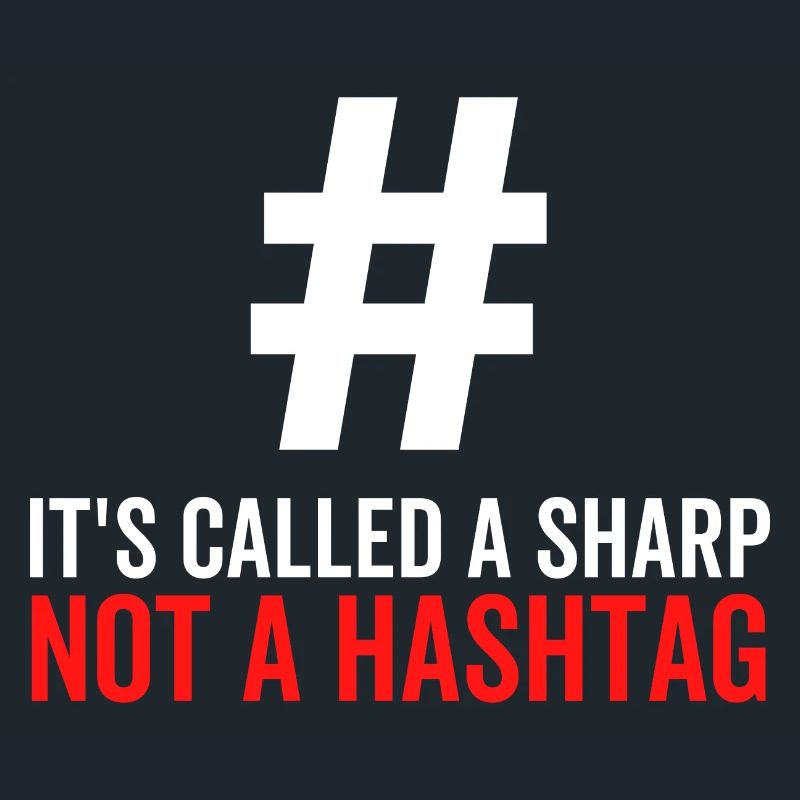 C’est ce qu’on appelle un sharp pas un hashtag