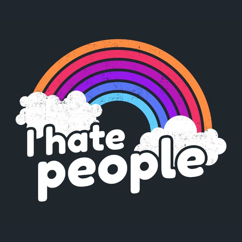 I hate people with rainbow