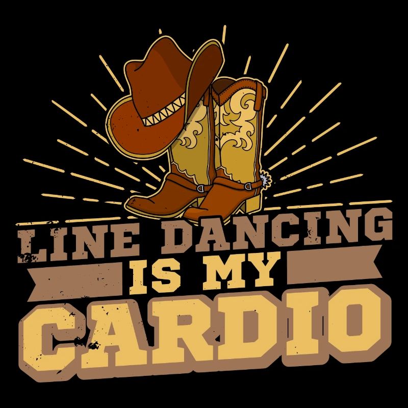 Linedance Stiefel Western Spruch Tänzer