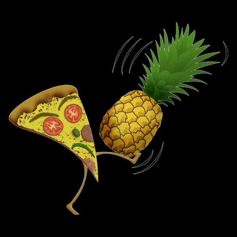 Pizza ohne Ananas