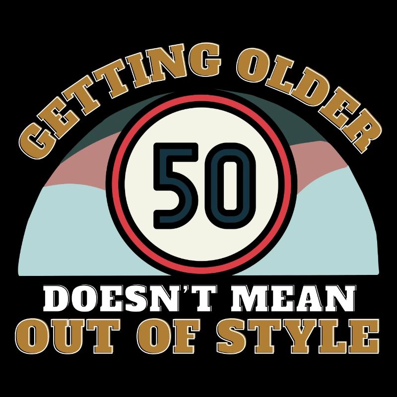 50 Jahre Älter werden bedeutet nicht, aus der Mode gekommen zu sein