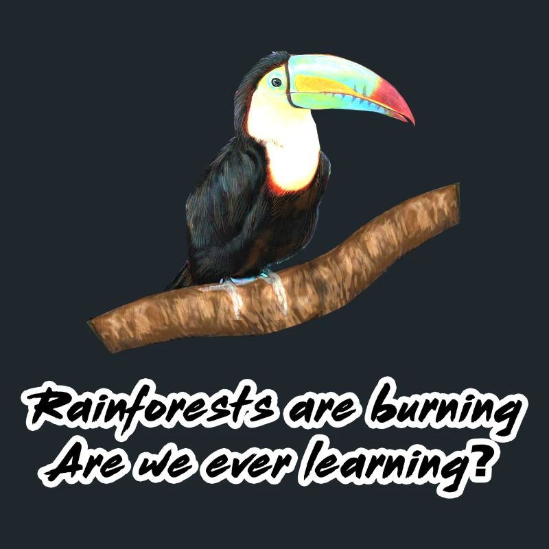 Rainforests are burning