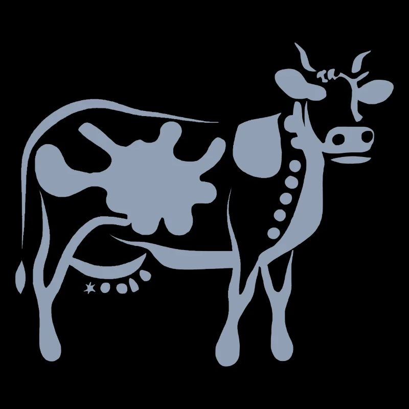 Cow Art Abstract